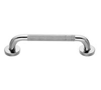 Asa de seguridad antideslizante 30cm de acero inoxidable 304 con acabado en cromo brillo y 6 puntos de anclaje, tacos y tornillos incluidos
