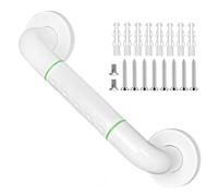 Asa de Seguridad para Baño, Manija de la Ducha de Acero Inoxidable, 30 cm Asa de Apoyo Seguridad con Círculos Luminosos Barra Agarre para Bañera Manija Ducha para Ancianos, Discapacitados, Embarazadas
