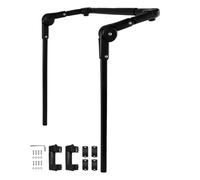 Asa para carro de camping - Barra de tracción de acero multiusos | Asa de empuje para carro plegable multiusos | para playa, senderismo, pícnic, jardín, cochecitos al aire libre