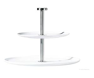 ASA Selection À Table Etagere 2-stufig rund H 23, 5 cm Fine Bone