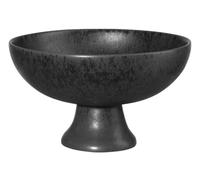 ASA Selection Grande - Cuenco con pie (hierro negro, 21 cm)