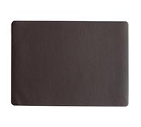 ASA Selection Juego de manteles individuales (33 x 46 cm, imitación de piel, 4 unidades), color marrón