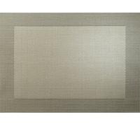 ASA Selection - Mantel de PVC con Borde Tejido de Bronce metálico