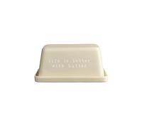 ASA SELECTION Mantequillera 16x11x7,5 cm LIFE IS BETTER WITH BUTTER Beige beige