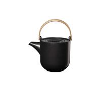 ASA Coppa - Tetera con mango de madera (porcelana, 1 L)