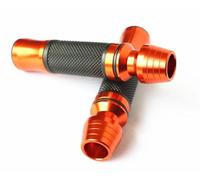Asa Tanque para Dirt Bike Pit Bike Puños De Aluminio Porosos 7/8" 22mm(Naranja)