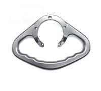 Asa Tanque para Z1000SX 2010-2018 2019 Reposabrazos Barra De Sujeción Pasajero Depósito Asideros Pasajero(Plata)