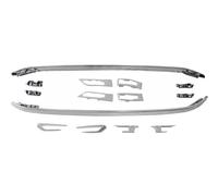 ASADF Portaequipajes Techo para Land para Rover para Range para Rover para EVOQUE 2011-2019 Barras Portaequipajes Coche Superior Caja Riel Techo Aluminio Riel Equipaje Baca Coche Blandas(Plata)