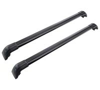 ASADF Portaequipajes Techo Portaequipajes Techo con Cerradura para Mazda CX-50 CX50 2023 2024 2025 Barras Transversales para Kayak Equipaje 2 Unidades Baca Coche Blandas(Negro)