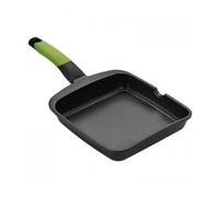 BRA Prior Grill asador liso, 28 cm, aluminio fundido con antiadherente, apto para todo tipo de cocinas incluida inducción