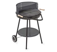 Asador Carrito Barbacoa de Carbón Vegetal Ø48,5 CM a Resistido Parrilla BBQ