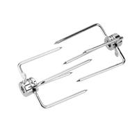 Asador de barbacoa tenedores 2 unids/set herramientas cocina herramienta parrilla pollo acero inoxidable