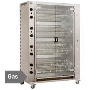 Asador de pollos rotativo a gas 16 espadas para 96 pollos 16MR