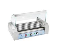 Asador de salchichas - 7 rodillos - acero inoxidable | Royal Catering