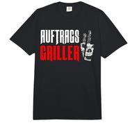 Asador Funny BBQ Skull Rock Hand Grill Master Comfort Colors Adult Heavyweight T-Shirt