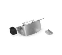 Asador giratorio de hierro 80x21x31 cm