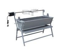Asador giratorio inclinable lisboa 2 en 1 132×55×98cm