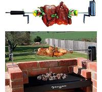 Asador grande para barbacoa al aire libre Kit de barbacoa automática Asador de asador automático Herramientas para barbacoa Accesorios para picnic de camping