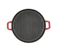 Bidasoa Fierro Asador Redondo Hierro Esmaltado 32cm Rojo
