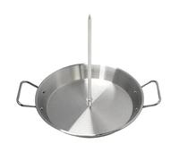 Asador Para Barbacoa Vertical Al Pastor - Soporte Para Asadr De Barbaca De Acero Inoxidable Brasileño, Soporte Para Asdor Extraíble Con 2 Tapones, Herramienta De Parrilla Estable Para Uso En Exteri