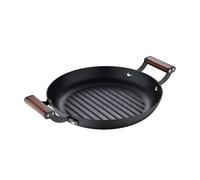 Asador redondo ø28cm en hierro prensado masterpro 6 cm