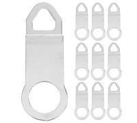 ASAKKURA 10 Ganchos de Repuesto para Reloj de Pared, Gancho Metálico de Hierro, Kit de Colgador para Mecanismo de Reloj de Bricolaje, Duradero y Resistente para Uso en Oficina y Hogar