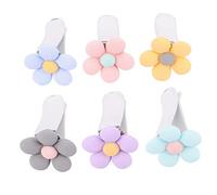 ASAKKURA 10 Piezas De Flores De Resina Para Decorar El Interior Del Coche Clip De Ventilación Flores Decoración De Ventilación De Coche