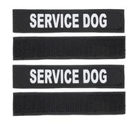 ASAKKURA 2 Pares de Calcomanías Reflectantes para Mascotas en PU, Decoración Creativa para Chalecos y Arneses de Perros en Ocasiones Obsequios