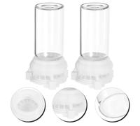 ASAKKURA 2 Piezas Alimentador de Agua para Hormigas Biberón de 10 Ml, Dispensador de Agua Transparente para Hormigueros, Estación de Riego para Nidos, Comedero para Hormigas Domésticas