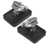 ASAKKURA 2 Piezas de Cubiertas Protectoras para Patas de Escalera, Almohadillas de Goma Engrosadas Antideslizantes, Accesorio Retráctil para Escaleras de Aluminio y Fibra de Vidrio, Uso