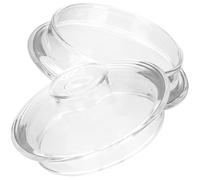 ASAKKURA 2 Tapas Redondas de Vidrio para Teteras Domésticas Bordes Suaves Que Previenen Fugas, Ideales para Tazas de Agua Caliente