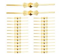 ASAKKURA 200 Clips Conectores para Lágrimas de Cristal en Lámparas Colgantes y Candelabros, Accesorios Metálicos Duraderos y Removibles para Proyectos de Acabado y Oficina