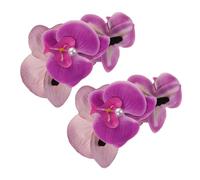 ASAKKURA 2piezas Pinzas De Flor Para Cabello Fino Accesorios Decorativos Para Mujeres Pinzas De Floral