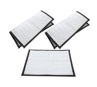 ASAKKURA 3 Piezas Reptile Heat Mat con Película Reflectante Aislamiento Térmico para Tortugas Serpientes y Alfombrilla Calefactora para Terrarios Mascotas Invierno