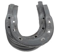 ASAKKURA 5 Piezas de Herraduras de Metal Número 2 Canal, Accesorio para Caballos, Burros y Mulas, Calzado Resistente para Patas, Suministros de Herrador para Uso en Establos y Equitación