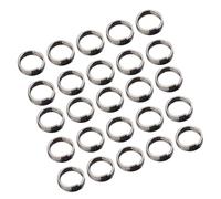 ASAKKURA Anillos de Vuelo Ajustables de Aleación de Zinc Plata 100piezas Accesorios para Dardos Que Mejoran la Precisión en Entornos de Juego Confiables para Jugadores