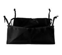 ASAKKURA Bolsa Organizadora para Silla de Ruedas y Andador Debajo del Asiento, Tela Oxford Negra, Fácil de Instalar y Resistente al Agua para Mantener Orden