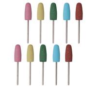 ASAKKURA Brocas para Uñas Eléctricas de Goma Blanda, Cabezales Pulidores para Manicura Profesional, Kit de 2 Juegos para Pulir y Quitar Esmalte de Gel, Accesorios para Taladro de