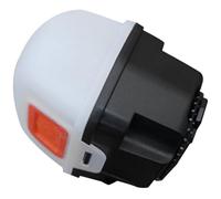 ASAKKURA Caja de Faros para Camping Resistente, Estuche Portátil de Plástico Blanco, Accesorio para Senderismo y Supervivencia, Tamaño Compacto, Protección Sellada y Almacenamiento Seguro