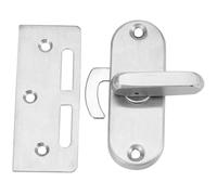 ASAKKURA Cerradura Corrediza para Puerta de Acero Inoxidable 304 Diseño Avellanado y Función de Seguridad en Color Plata, Juego de 1 Set para Puertas Deslizantes
