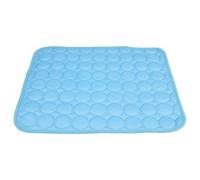 ASAKKURA Cojín Refrescante para Mascotas Verano, Esterilla Flexible para Perros Tamaño S 50x40 Cm, Alfombra Ligera y Portátil para Dormir, Tapete Refrescante Azul Oscuro