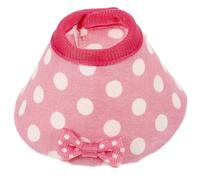 ASAKKURA Collar de Cono Antimordeduras para Pájaros y Loros, Protector de Cuello de Tela Rosa Que No Interfiere Comer ni Jugar