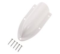ASAKKURA Cubierta de Ventilación Marina Tipo Concha en Color Claro para Barco, Deflector de Flujo de Aire Prolongado con Sistema de Drenaje, Accesorios Náuticos Resistentes para