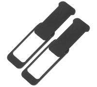 ASAKKURA Cubierta Deslizante para Cámara Web de Portátil en Abs Negro, Adhesivo Fuerte y Diseño Cuadrado, Protección de Privacidad para Ordenador en Pack de 2 Piezas