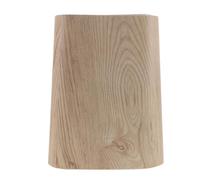 ASAKKURA Cubo de Basura de 8,5 L con Tapa Abatible y Diseño de Imitación Madera en Color Original, Papelera de Baño y Oficina, Material Pp Duradero, Cierre Silencioso para Hogar,