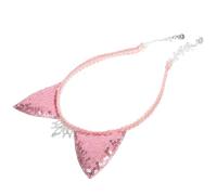 ASAKKURA Diadema De Orejas De Gato Lentejuelas y Perlas Para Niñas Accesorio De Cosplay Creativo Para Fiestas y Carnaval Diseño Chic y Atractivo