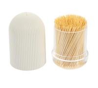 ASAKKURA Dispensador de Doble Punta de Natural Caja para Verter, Superficie Lisa Cuida Encías, Adecuado para Restaurante y Hogar