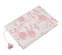 ASAKKURA Funda Protectora Reutilizable para Libros A5 de Tela Diseño de Diente de León en Tono Rosa, Funda Decorativa para Libros Escolares y Álbumes, Cubierta Ligera y Práctica