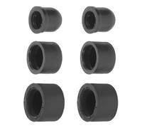 ASAKKURA Juego de 6 Gomas para Ejes de Skate en Pu Negro 3 Tamaños Diferentes, Diseño Ajustable Mayoría de Trucks de Longboard y Bordes Suaves