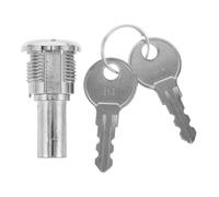 ASAKKURA Juego de Cerradura de Metal para Máquina Expendedora, Cerradura Tubular de Repuesto Llaves, Compatible Máquinas de Snacks y Dulces, Accesorio Seguro para Vending Industrial